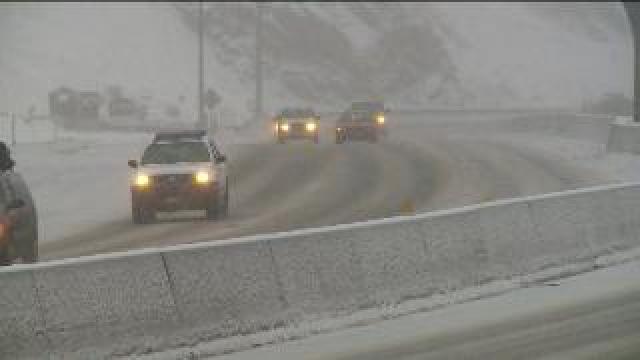 File photo: Winter driving conditions